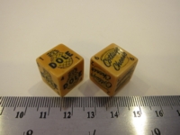 Dice : d6 16mm Dole cottage cheese
