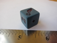 Dice : d6 16mm DreamBlade promo blue