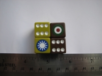Dice : d6 16mm FMG Axis Allies China Italy