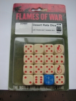 Dice : d6 16mm FoW Desert Rats