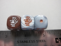 Dice : d6 16mm GF9 MW Steel Wolves