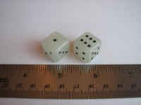 Dice : d6 16mm GID math