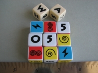 Dice : d6 16mm God Dice set