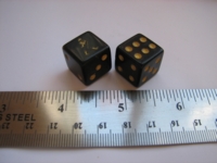 Dice : d6 16mm Johnnie Walker black