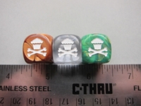 Dice : d6 16mm Johnny Cupcake