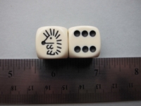 Dice : d6 16mm Koplow hedgehog