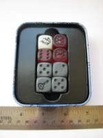 Dice : d6 16mm LOTR Sabertooth combat hex