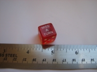 Dice : d6 16mm Miss a Turn