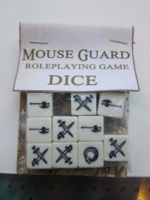 Dice : d6 16mm Mouse Guard