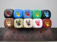 Dice : d6 16mm Munchkin plus10