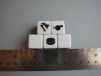 Dice : d6 16mm Pittsburgh Penguins