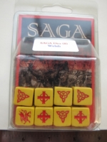 Dice : d6 16mm SAGA Welsh