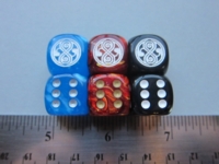 Dice : d6 16mm Seal Rassilon