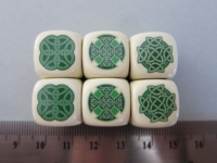 Dice : d6 16mm YakYak Celtic