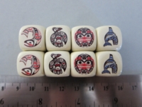 Dice : d6 16mm YakYak Haida