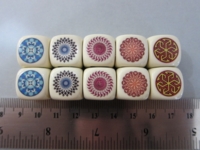 Dice : d6 16mm YakYak circles