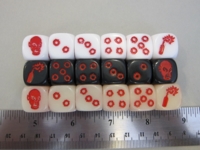 Dice : d6 16mm Zombicide