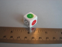 Dice : d6 16mm color circles