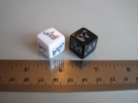 Dice : d6 16mm cow pips