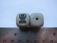 Dice : d6 16mm cyberman gray