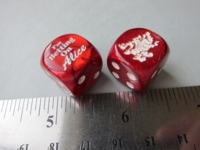 Dice : d6 16mm etsy Twilight Alice