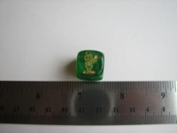 Dice : d6 16mm jspassnthru leprechaun