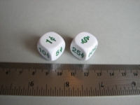 Dice : d6 16mm money