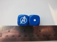 Dice : d6 16mm thingsandgames Avengers