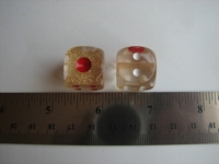 Dice : d6 18mm gold center