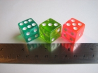 Dice : d6 19mm Hoyle neon