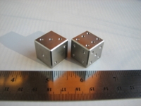 Dice : d6 19mm titanium