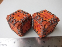 Dice : d6 1inch leather etsy