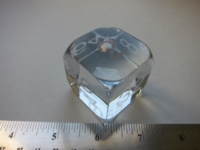 Dice : d6 1p5inch Baccarat doubling cube crystal