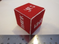 Dice : d6 1p5inch etsy cross-stitch decision