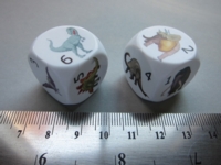 Dice : d6 22mm CC prehistoric