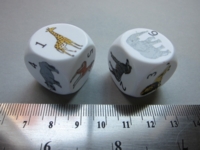 Dice : d6 22mm CC zoo