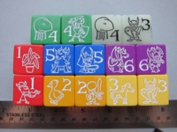 Dice : d6 25mm Munchkin misc