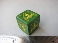 Dice : d6 25mm QW Diceman