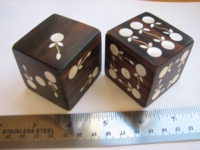 Dice : d6 2inch MoP inlaid