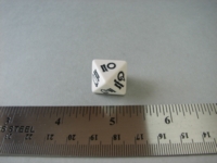 Dice : d8 CHX weather white