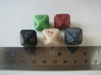 Dice : d8 misc old looking