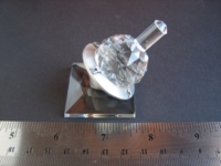 Dice : dreidel metal crystal