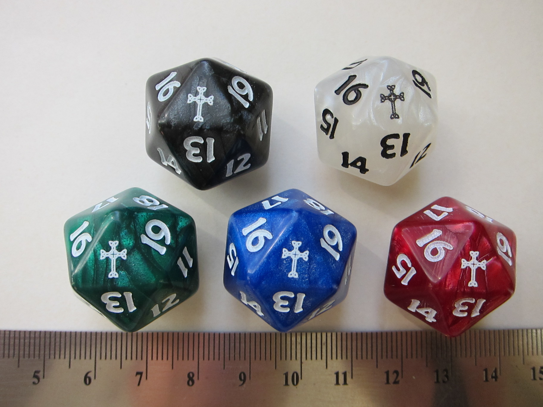 Tog når som helst mode Jennifer Asperheim's (D20) TWENTY SIDED DICE