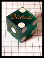 Casino Dice Binions Hotel RED Clear Pair of Used Matching Number Dice * 