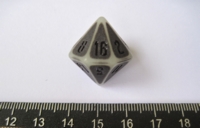 Dice : d16.a.blackgray