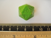 Dice : d20.A.green