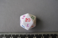 Dice : d20.a.rainbow