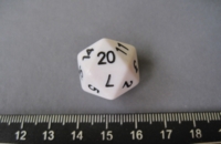 Dice : d20.a.white