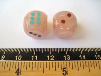 Dice : d6.O..rosequartz