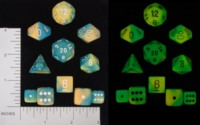 Dice : BRAND CHESSEX GLOW IN THE DARK 01